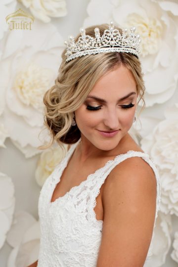 Christabel Wedding Crown | Buy Pearl Tiara | Online Houston Store