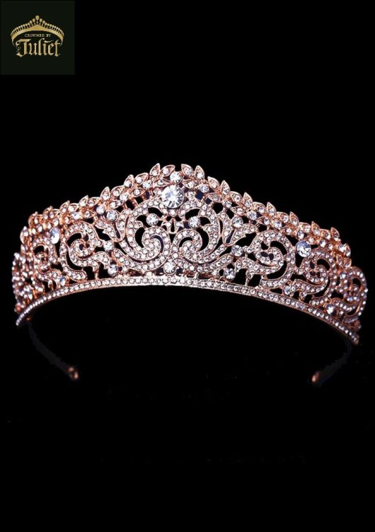 Rose Gold Tiara Canada | Bridal Crown online