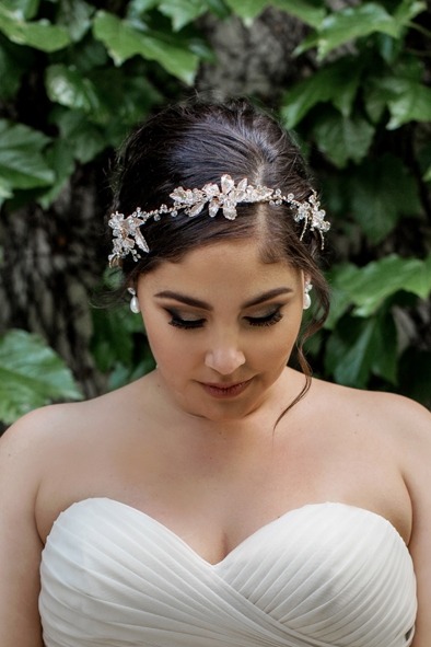 Rosseau Silver Headband | Wedding Sash online Canada