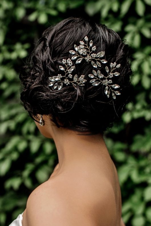 Charlynne pearl Hair pins | Toronto bridal store headpieces
