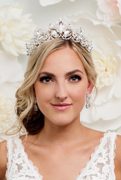 Guinevere Silver Bridal Tiara Canada | Wedding Crown online