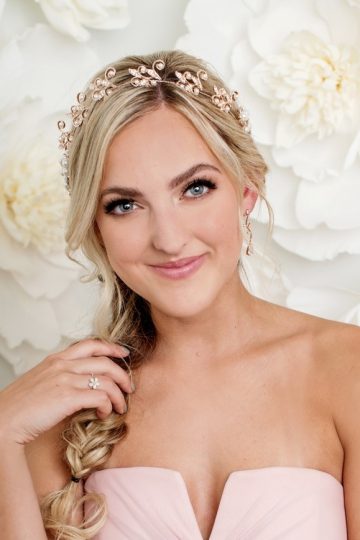 Xandra Headpiece | Rose Gold Hairpieces | Weddings Toronto