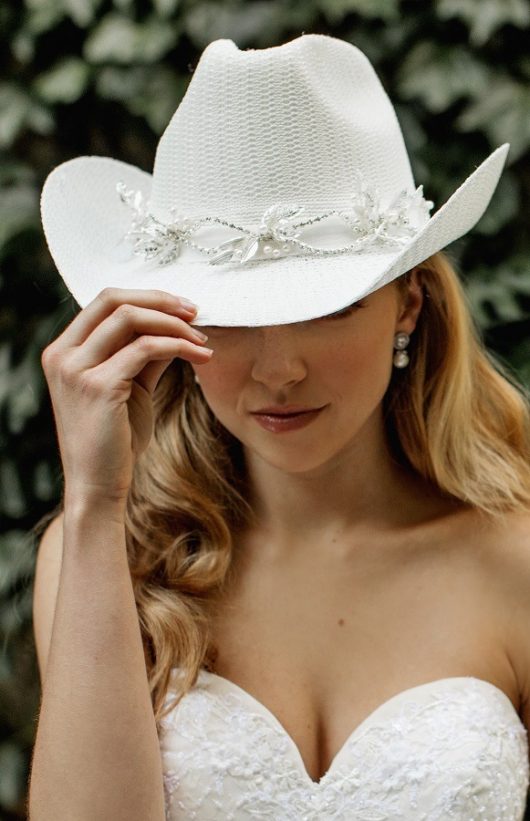 Cowboy Wedding Headpiece | Fairfax bridal sash Canada