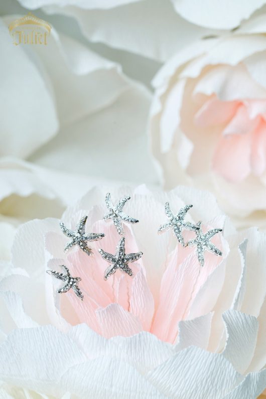 Starfish Hair Pins | Beach Bride Headpieces | Sea Star Jewellery