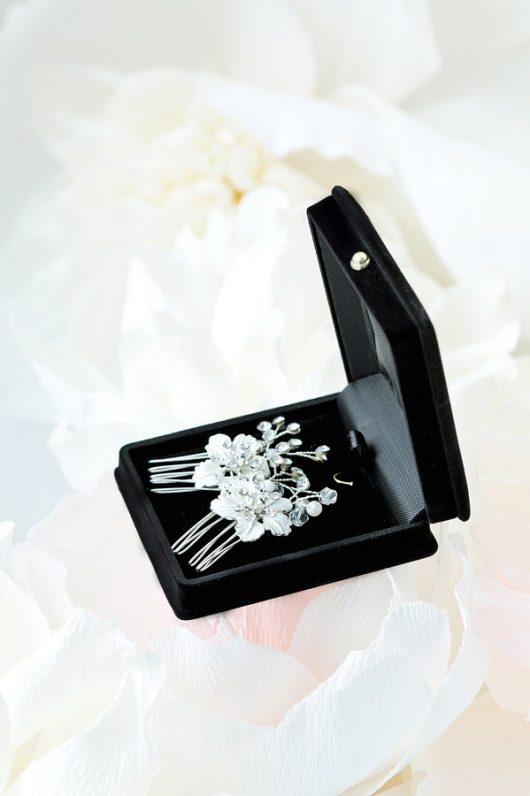 Silver Bridal Hairpins Chelsea | Floral Wedding Headpieces Canada