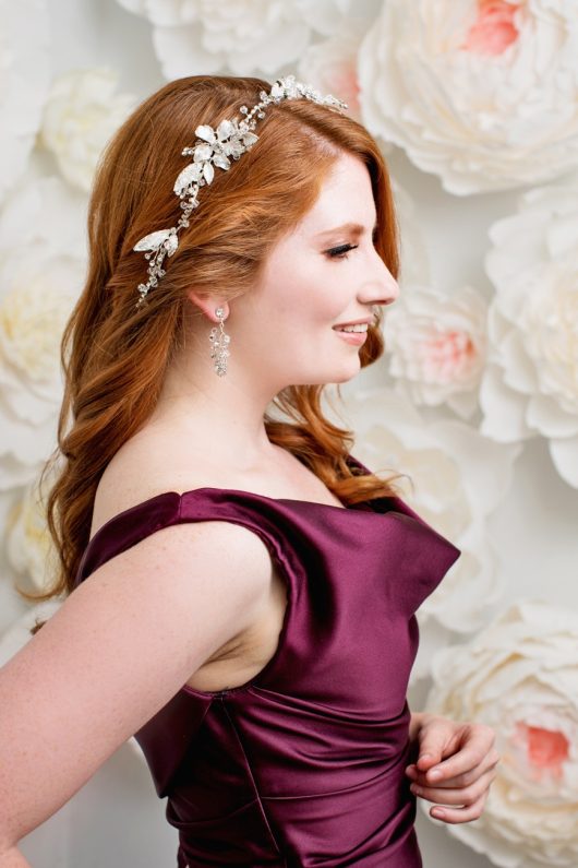Bridal Headband | Wedding Headpiece | Rosseau Sash