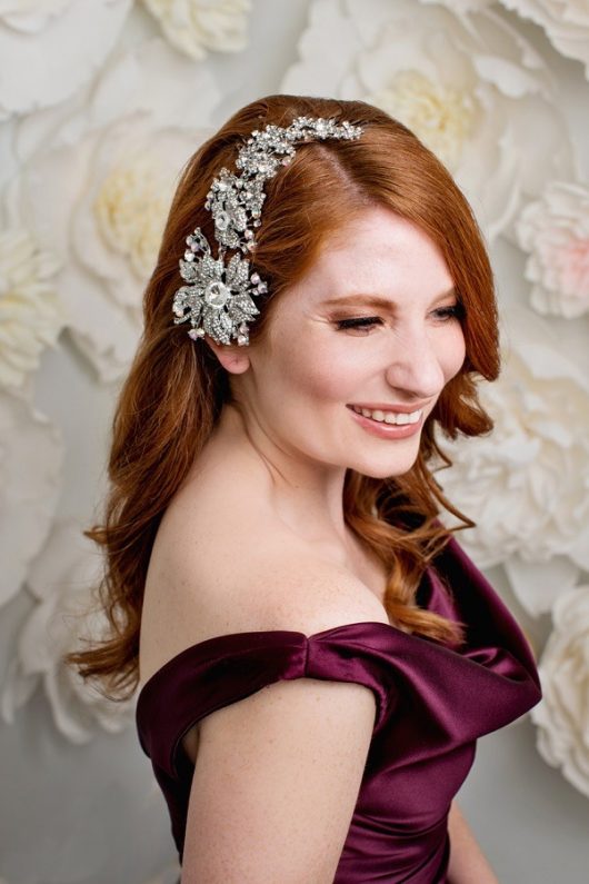 Flower hair Comb | Wedding Headpieces Montreal online
