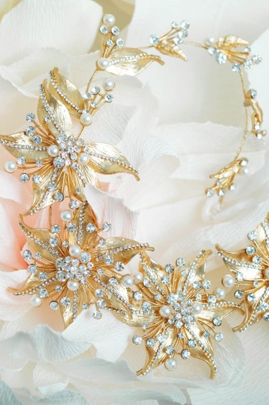 Capulet Double Sash | Wedding Headpieces | Gold Accessories | Toronto Bride