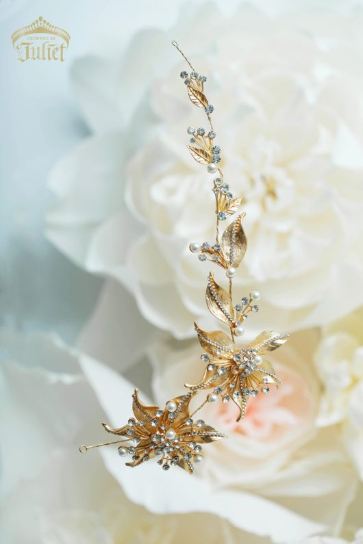 Bridal Accessories Sash Headpiece | Gold Wedding Headpieces Buy online Bride