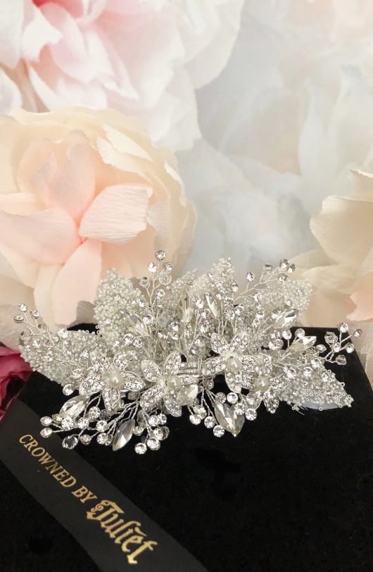 Alicia Vintage Headpiece | Bridal Crystal Comb | Wedding Bling