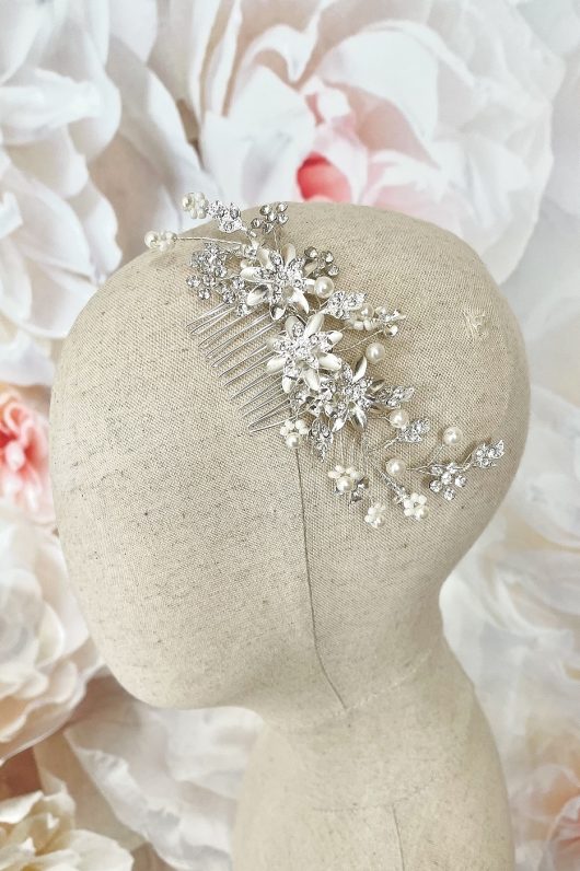 Dayna Bridal Comb | Wedding Headpiece Montreal | Online Canada Sale