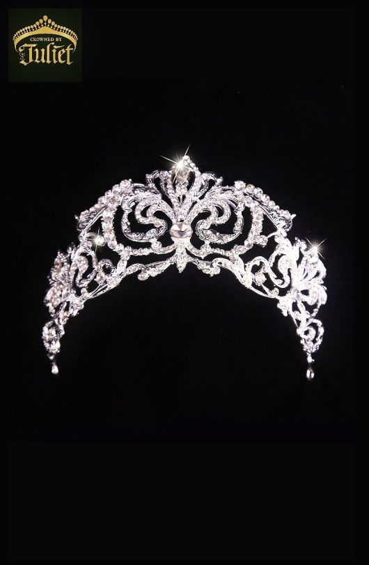 J'Adore Silver Tiara | Crystal Crown Canada | Buy online