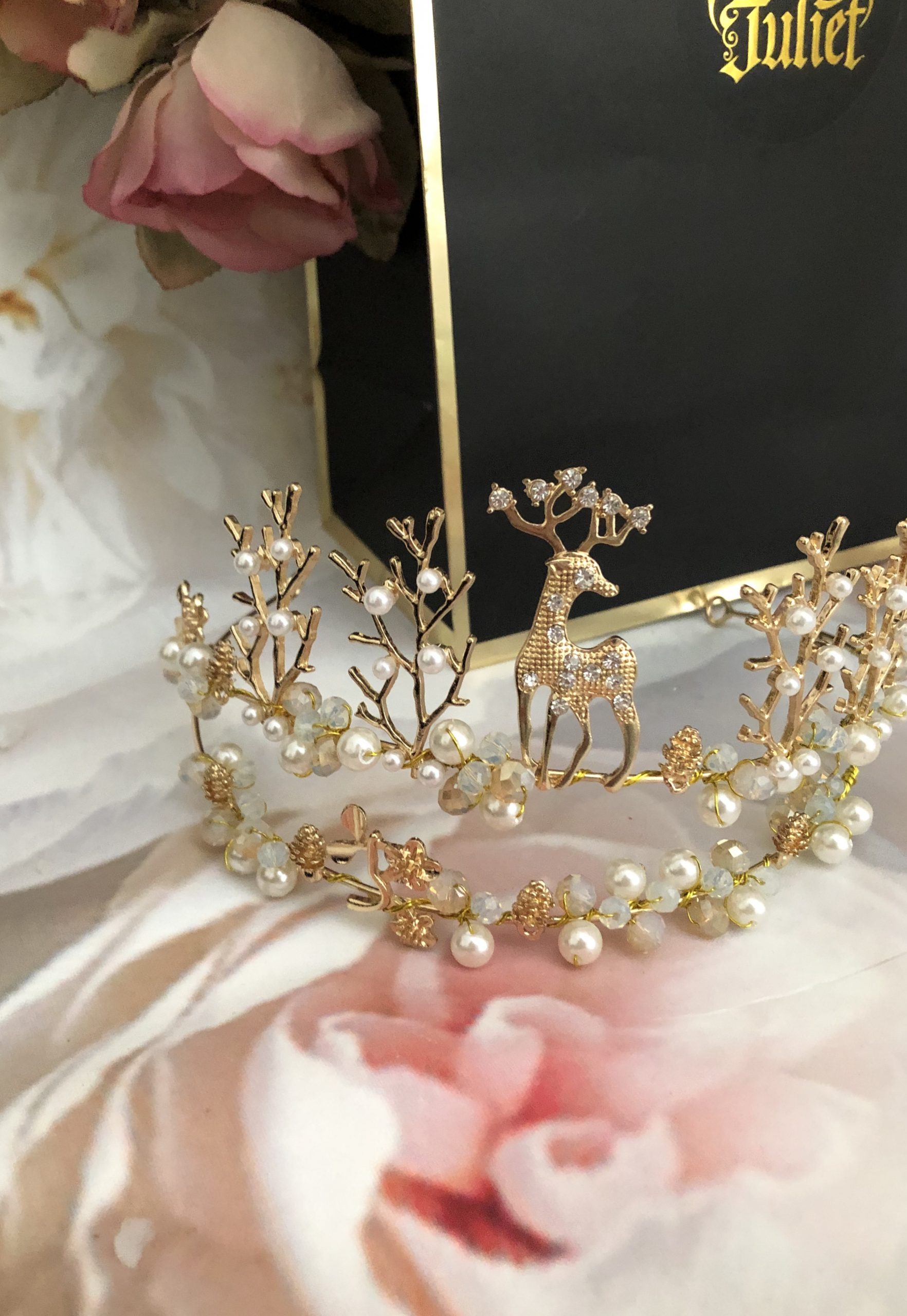 Tiara | Forest Deer Fairy Crown | Crowned by Juliet