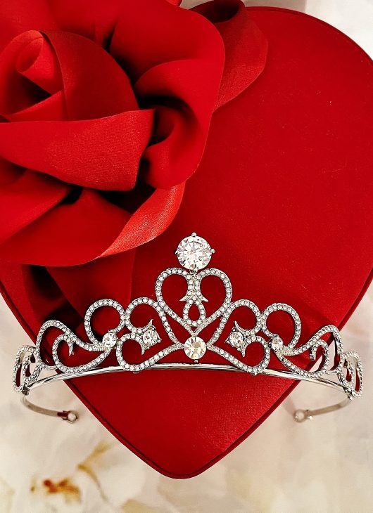 Heart Crown Valentines gifts Bridal Headpiece