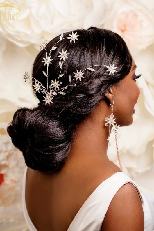 Celeste Rose Gold Headpieces | Star Hairpieces Canada | online