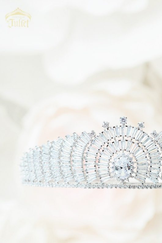 Swarovski Crystal Crown Wedding Circlet Bridal Headpiece