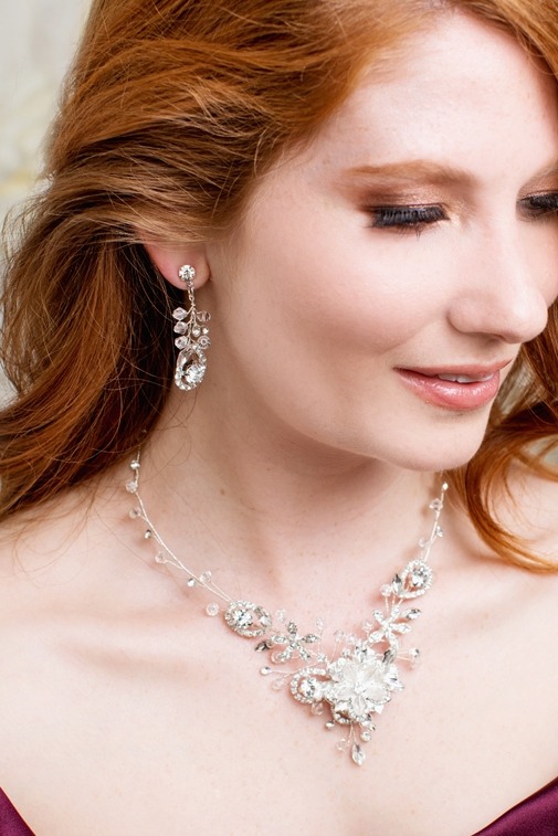 Bridal Necklace Set | Vivienne Wedding Jewelry online Canada