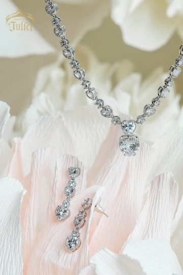 Heart Necklace Set | Bridal Jewelry Online Sale