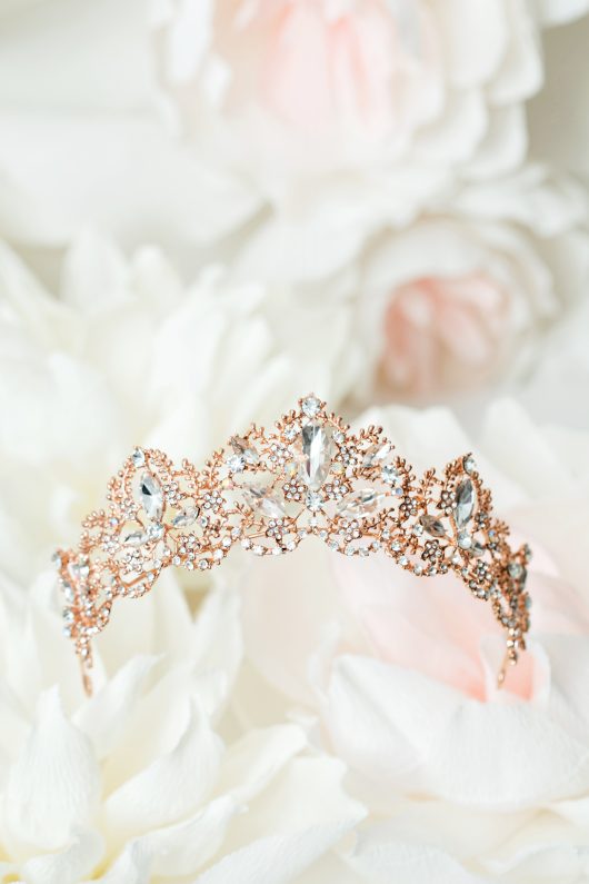 Rose Gold Crown | Bridal Tiara | Wedding Accessories Canada