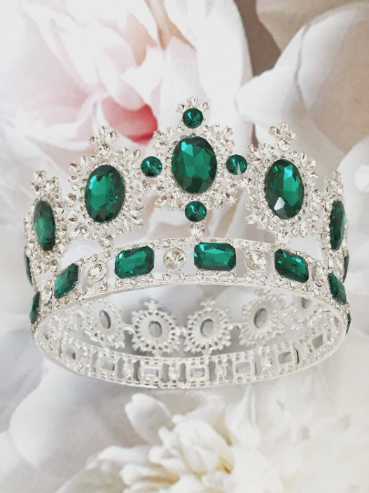Nobility Green Crown | King Crown | buy online | Man Costume Emerald