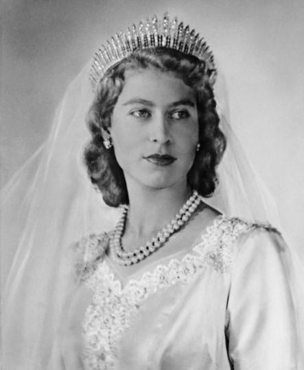 Queen Elizabeth wedding crown bridal tiara Princess Beatrice Toronto