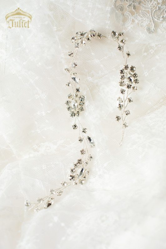 MELODIE Crystal Sash l Wedding Store Toronto l Bridal Headpieces online