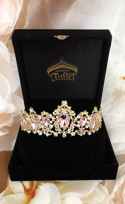 LUCIA Pink Crown l Pink Princess Tiara Sale l Birthday Tiaras Online