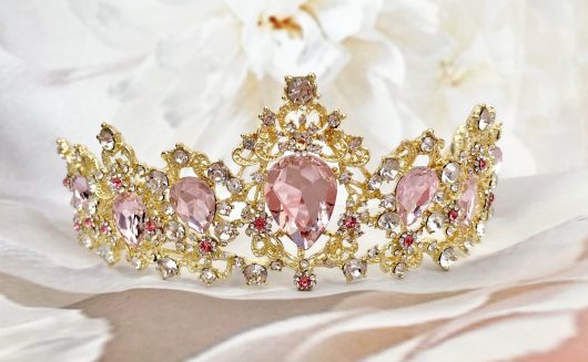 LUCIA Pink Birthday Crown l Pink Tiara Atlanta Sale l Birthday Tiaras Online