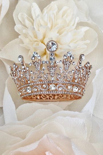 ST MALO Rose Gold Bride l Princess Crown Online l Disney Princess Tiara