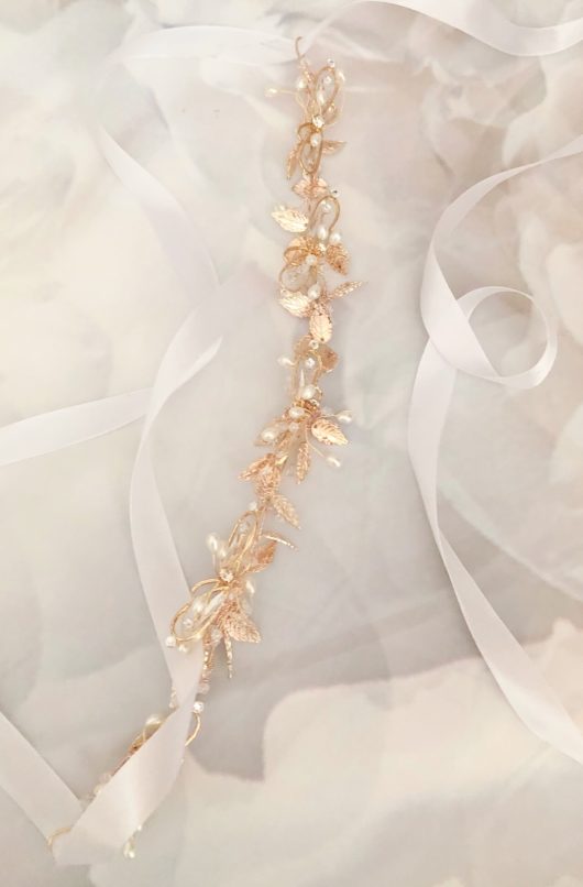 Rosamund Bridal Belt Wedding Sash | Rose Gold Headbands Sale