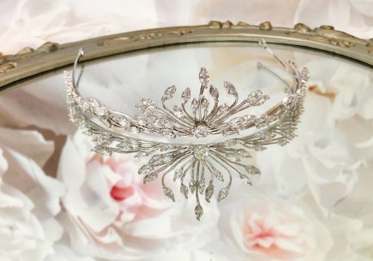 CARYS Diamante Tiara | Swarovski Headpiece Sale | Toronto Bridal Headpieces