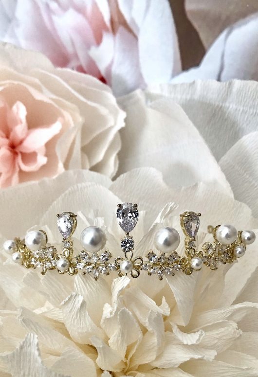 KARENA Wedding Tiara | Buy Princess Tiara | Swarovski Headpieces Sale