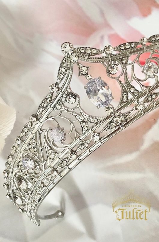 Lady Randall Wedding Tiara | Birthday Crown | Silver Hair accessories