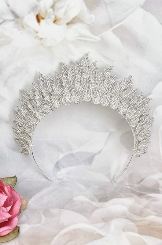Crystalia Wedding Crown | Celestial Tiara Toronto | Buy Crowns Online