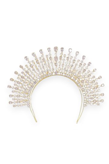 Sunburst crown Sunshine Headband Swarovski Crystal Headpiece Sun Goddess Bridal Accessories Bridal Marisol