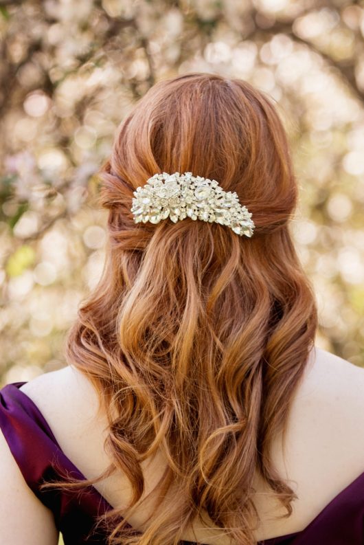 Silver Bridal Combs | Buy Wedding Accessories | Sale online