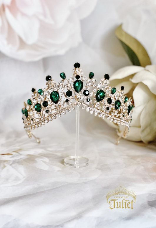 Ballerina Emerald Crown | Online Wedding Sale | Canada Bridal Tiara