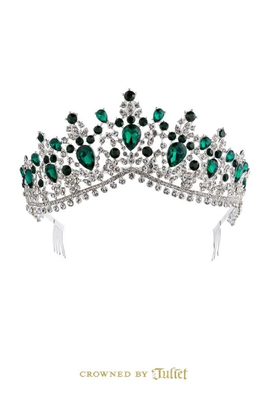 Green Tiara, Emerald Crown Toronto Headpieces | Wedding
