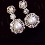 Wedding Pearl Earrings | Swarovski Crystal Bridal Accessories | Online Canada