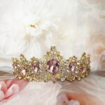 Lucia Pink Tiara | Buy Bridal Crown | Online Wedding sale