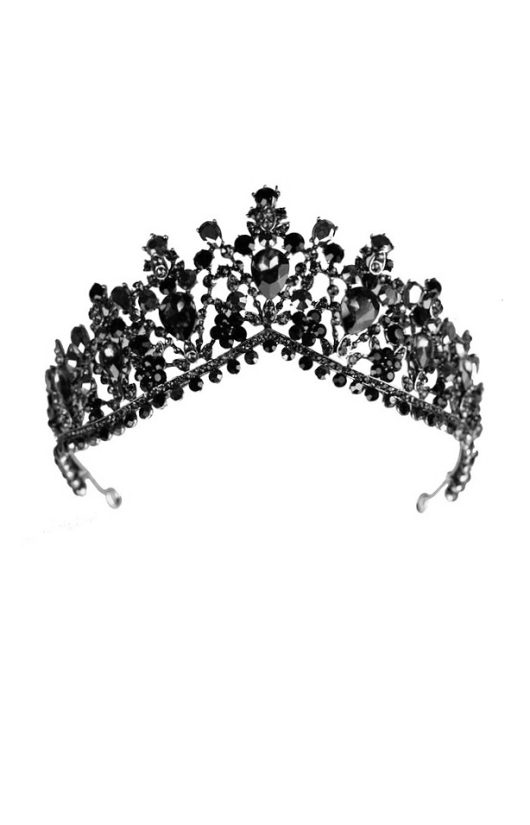 Black Tiara | Wedding Hairpiece Online | Buy Crowns Houston