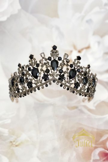 Black Bridal Tiara | Goth Tiara Online | Canada Crowns Sale