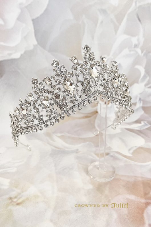 Ballerina Silver Tiara | Wedding Crown | Online Bridal Canada