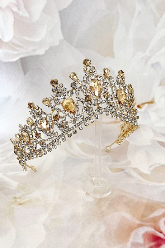 Ballerina Yellow Crown | Bridal Tiaras online | gifts for her