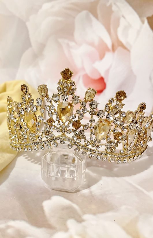 Ballerina Yellow Tiara | Bridal buy online | Amber Crown Birthday girl