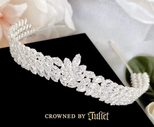Swarovski Bridal Crown | Wedding Tiara Simone | Canada Headpiece