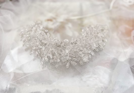 Felicity Bridal Halo Austrian Crystal beads swarovski leaves Canada online