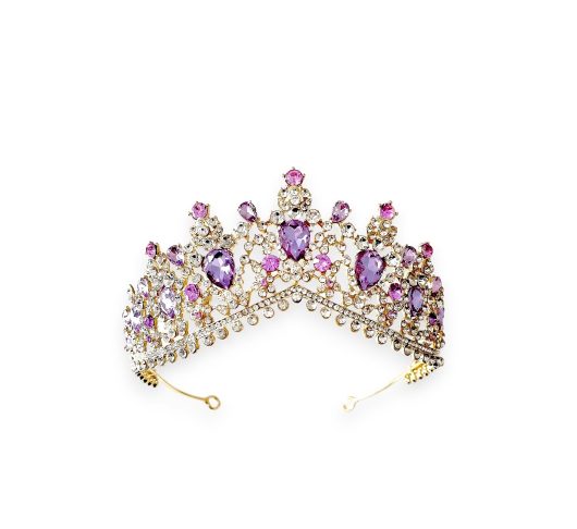 Purple Tiara Ballerina Violet Crown Amethyst Headpiece Toronto Bridal