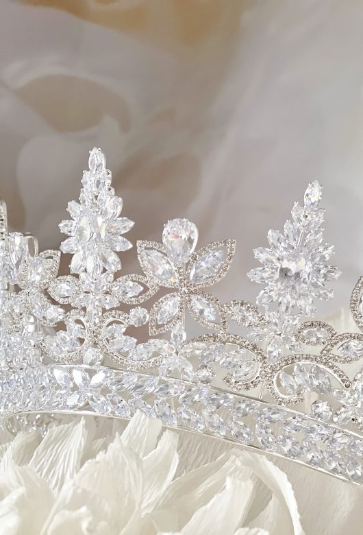 Toronto Wedding Crown bridal luxury tiara princess headpiece with Swarovski crystals