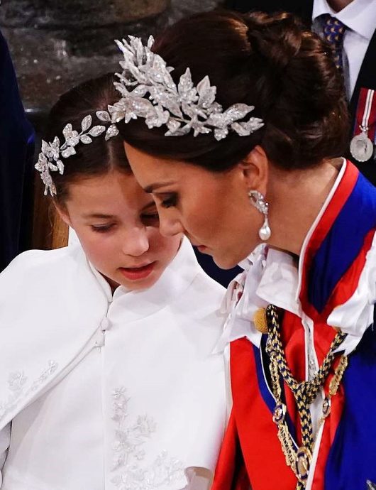 Mother Daughter Matching headpieces Kate Coronation King Charles